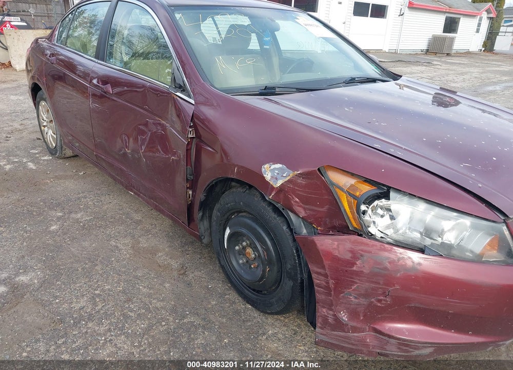 2009 HONDA ACCORD 2.4 LX VIN: 1HGCP26389A152333