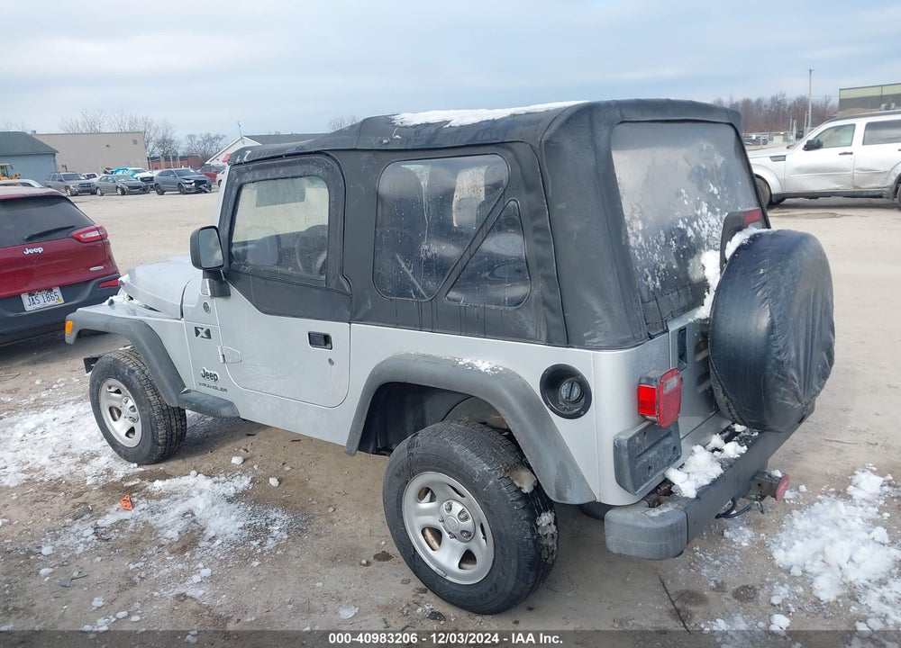 2005 JEEP WRANGLER X VIN: 1J4FA39S95P365881