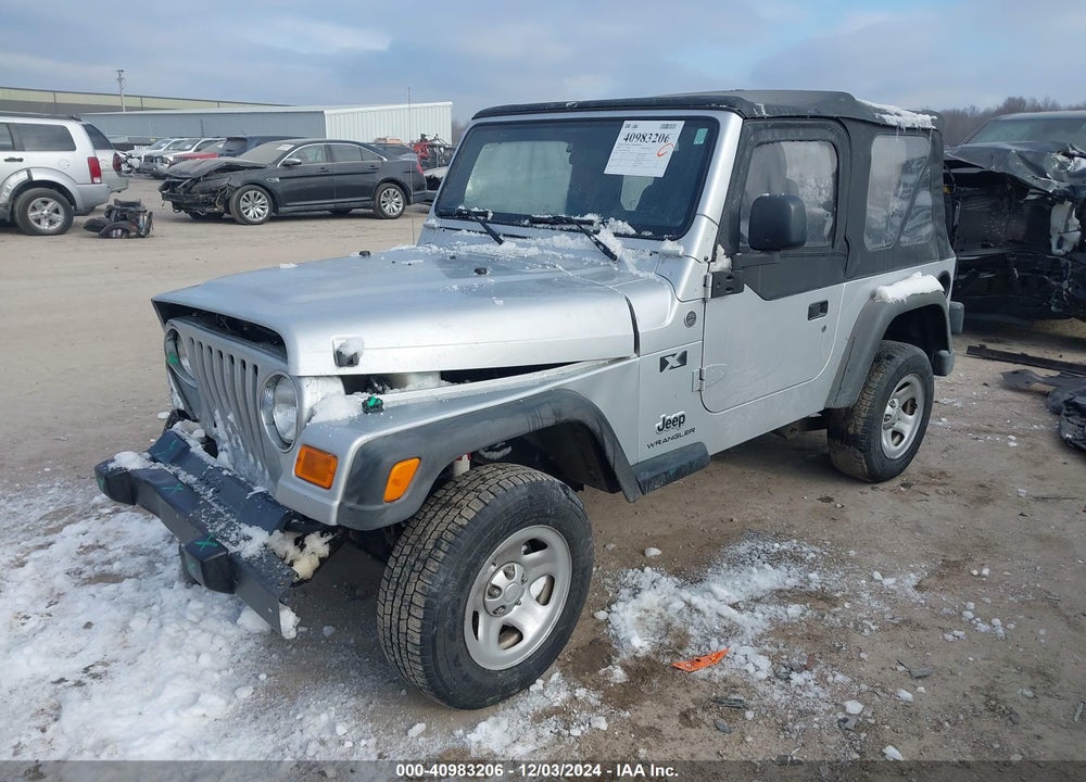 2005 JEEP WRANGLER X VIN: 1J4FA39S95P365881