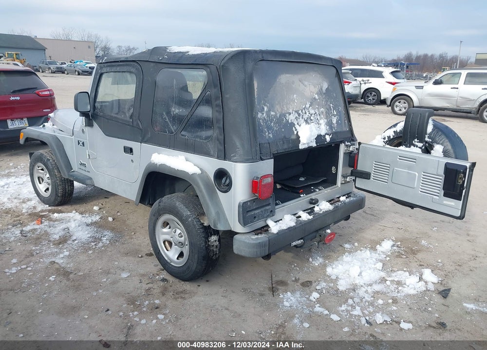 2005 JEEP WRANGLER X VIN: 1J4FA39S95P365881