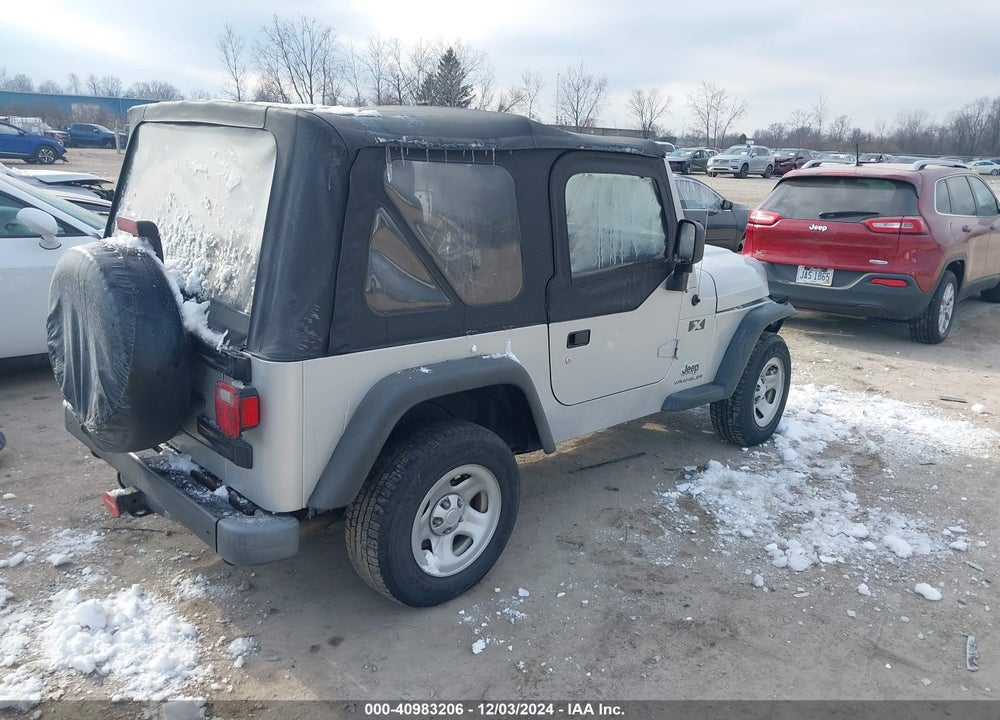 2005 JEEP WRANGLER X VIN: 1J4FA39S95P365881