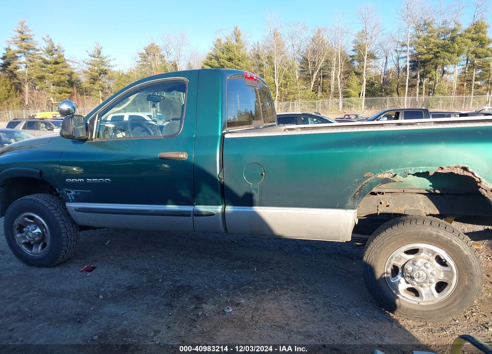 2003 DODGE RAM 2500 SLT/LARAMIE/ST VIN: 3D7KU26D33G750288