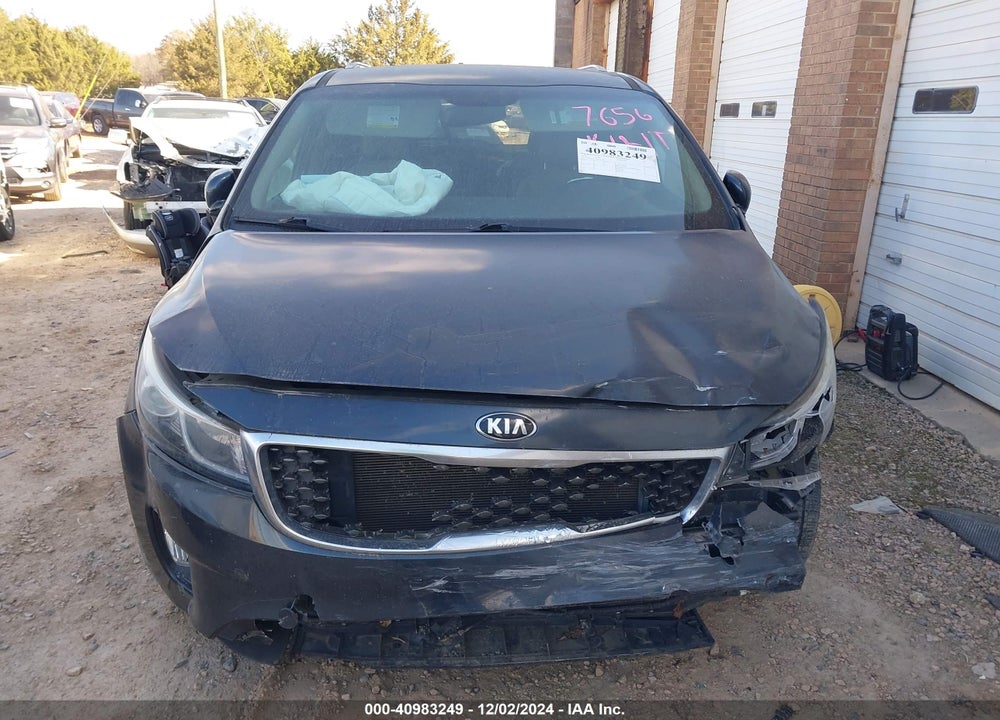 2016 KIA SEDONA SX VIN: KNDMC5C19G6157656