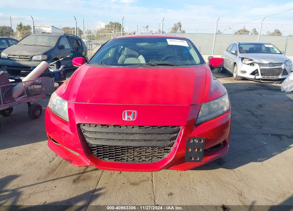 2011 HONDA CR-Z EX VIN: JHMZF1D64BS012930