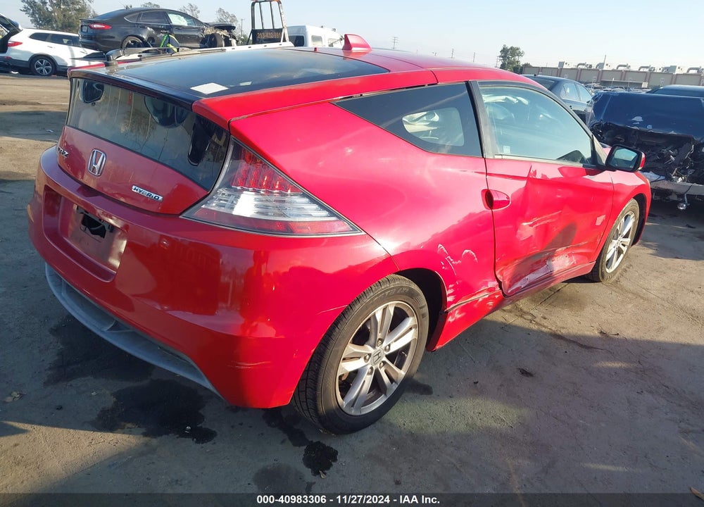 2011 HONDA CR-Z EX VIN: JHMZF1D64BS012930