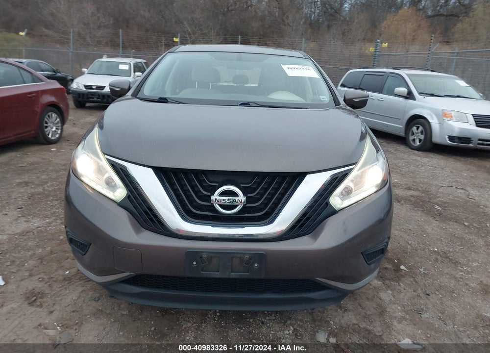 2015 NISSAN MURANO S VIN: 5N1AZ2MH8FN221357
