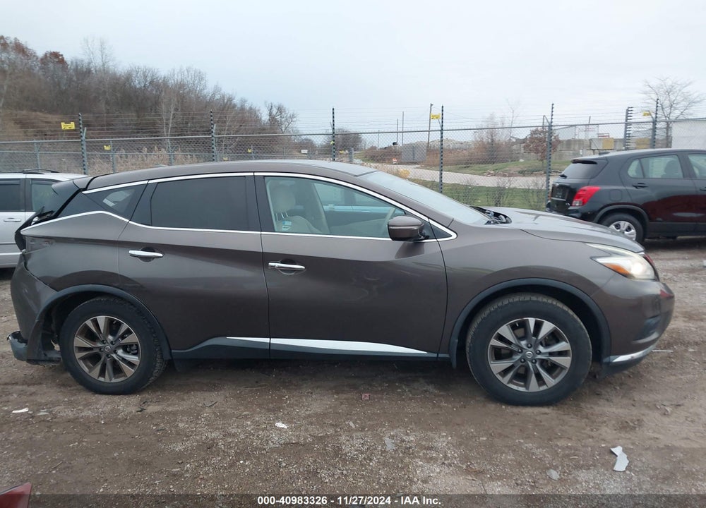 2015 NISSAN MURANO S VIN: 5N1AZ2MH8FN221357