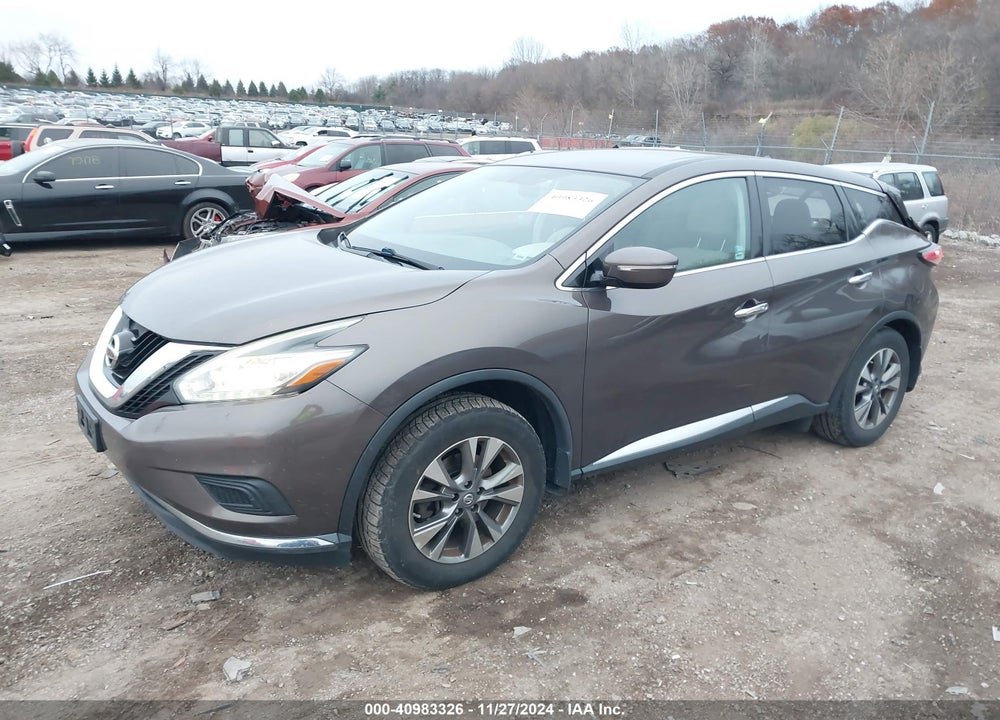 2015 NISSAN MURANO S VIN: 5N1AZ2MH8FN221357