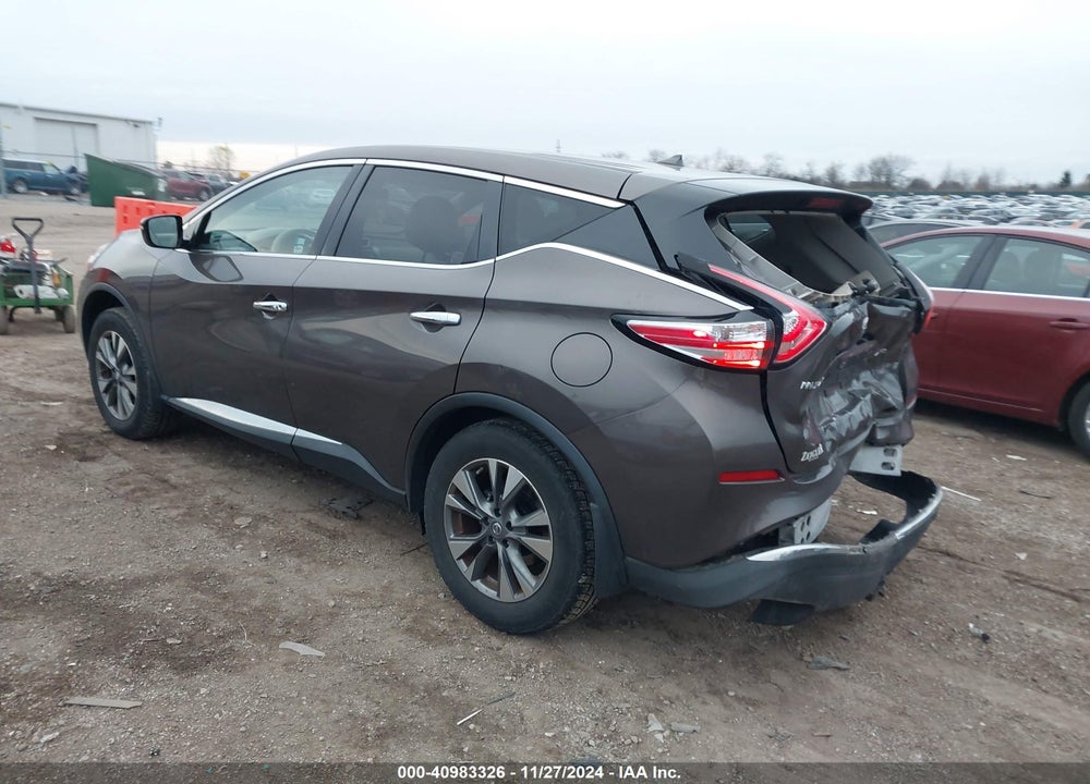 2015 NISSAN MURANO S VIN: 5N1AZ2MH8FN221357