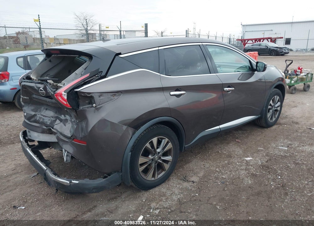 2015 NISSAN MURANO S VIN: 5N1AZ2MH8FN221357