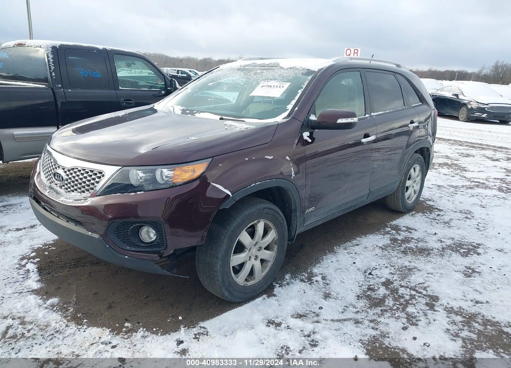 2011 KIA SORENTO LX VIN: 5XYKTDA1XBG144151