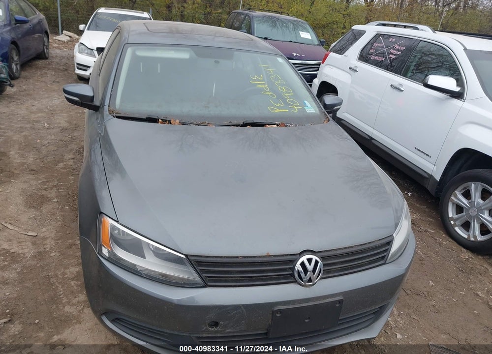 2012 VOLKSWAGEN JETTA 2.5L SE VIN: 3VWDP7AJ0CM326778