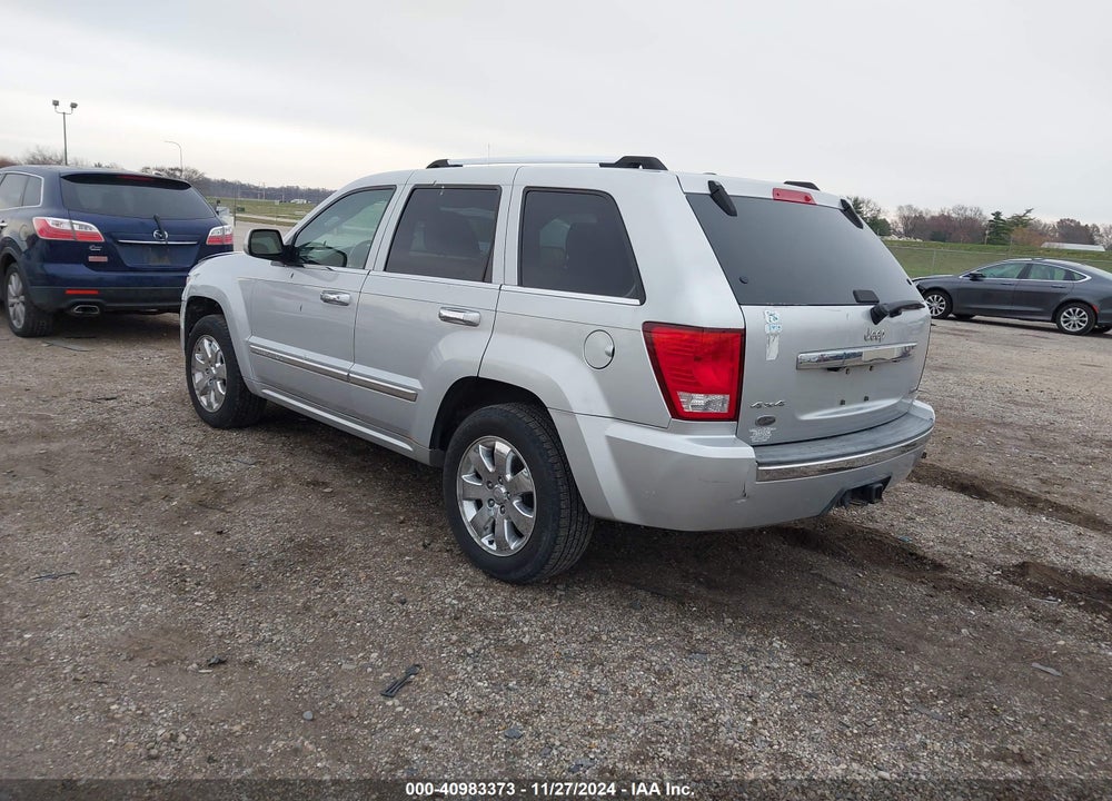 2008 JEEP GRAND CHEROKEE OVERLAND VIN: 1J8HR68298C195312