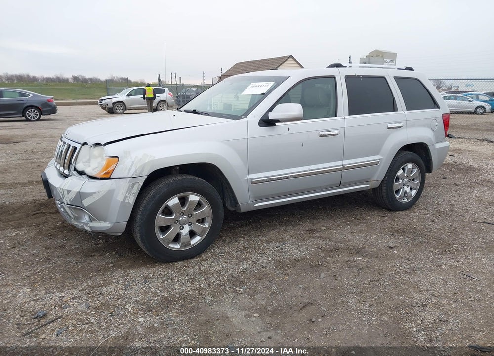 2008 JEEP GRAND CHEROKEE OVERLAND VIN: 1J8HR68298C195312