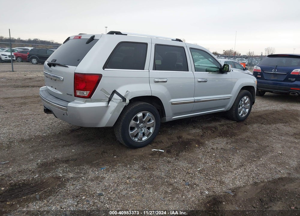 2008 JEEP GRAND CHEROKEE OVERLAND VIN: 1J8HR68298C195312