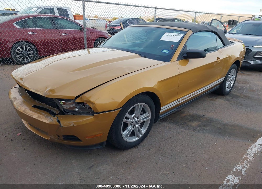 2010 FORD MUSTANG V6/V6 PREMIUM VIN: 1ZVBP8EN5A5179371