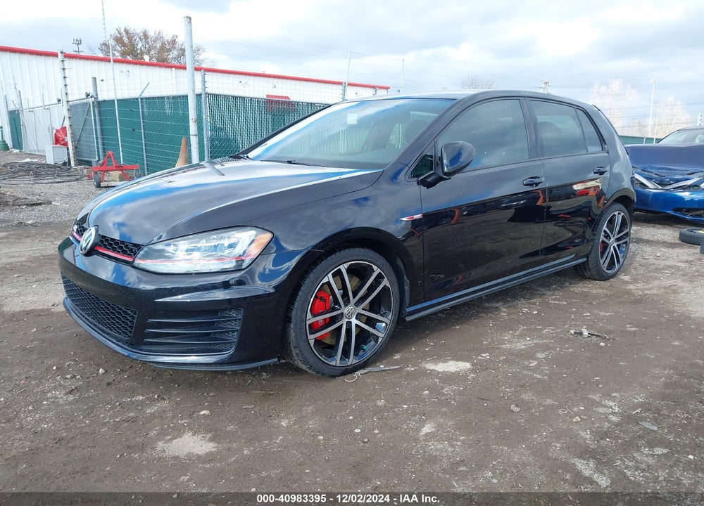 2017 VOLKSWAGEN GOLF GTI SPORT 4-DOOR VIN: 3VW447AU4HM002405