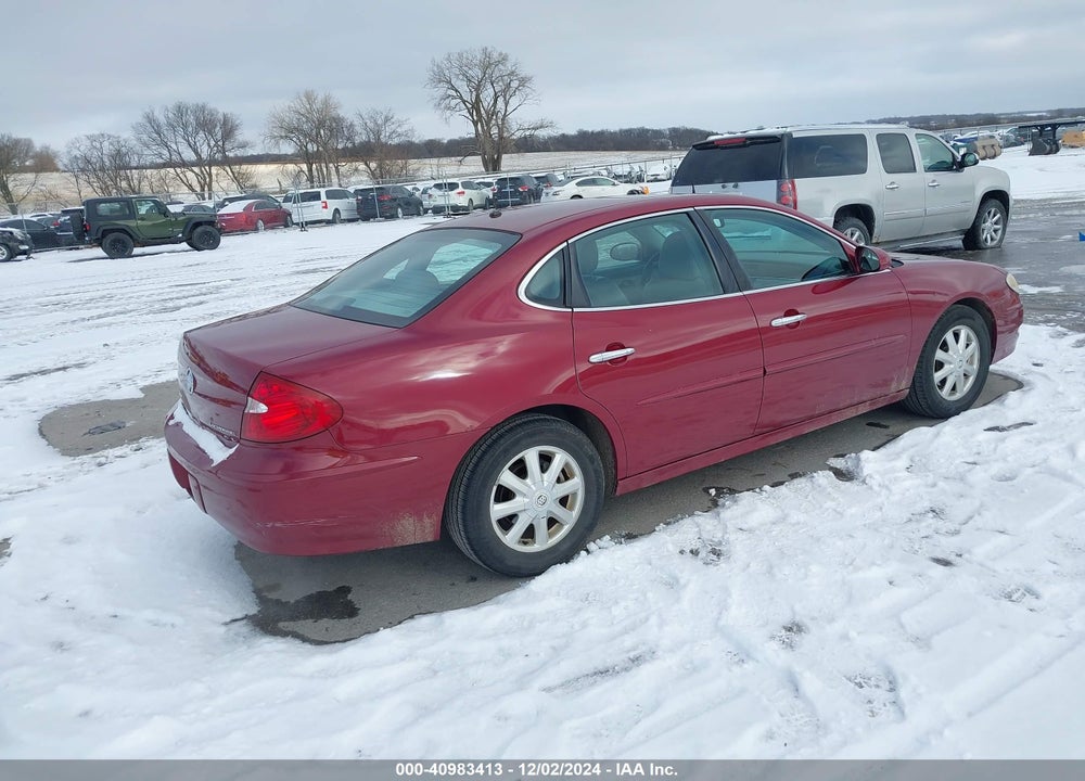 2005 BUICK LACROSSE CXL VIN: 2G4WD532651239598