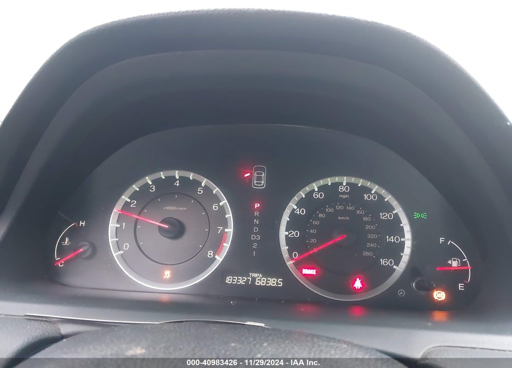 2012 HONDA ACCORD 2.4 EX VIN: 1HGCP2F77CA122881