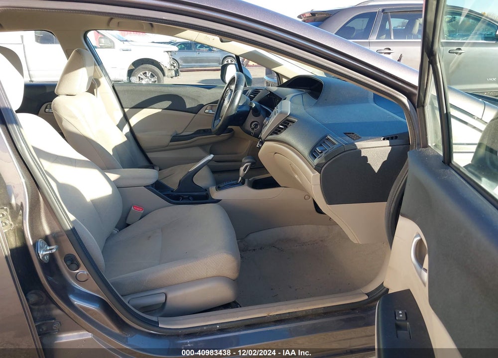 2012 HONDA CIVIC LX VIN: 19XFB2F59CE336437