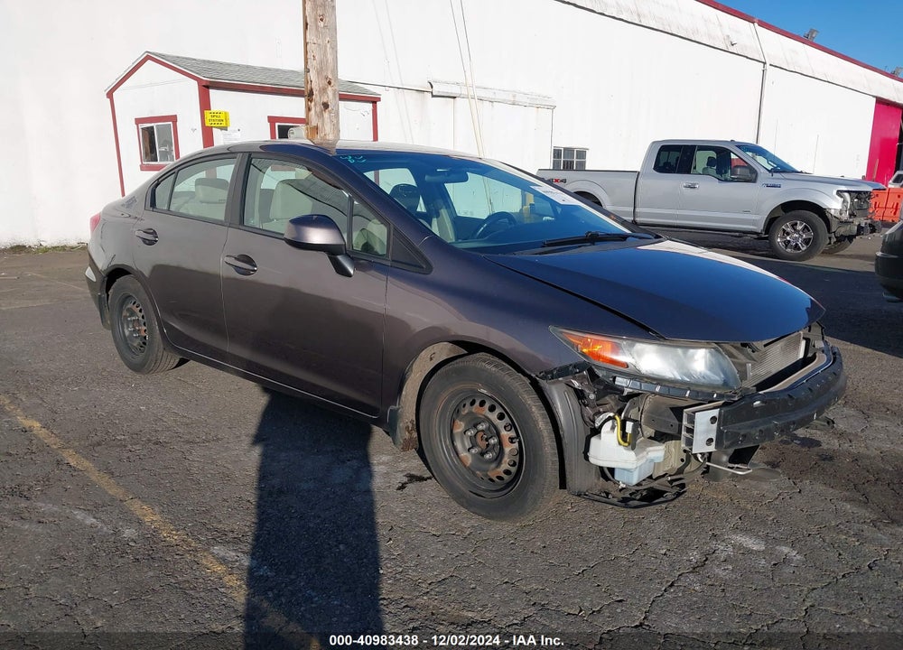 2012 HONDA CIVIC LX VIN: 19XFB2F59CE336437