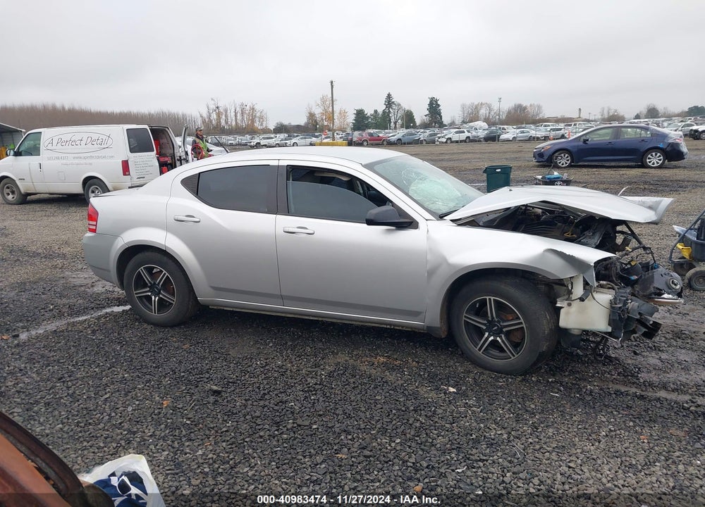 2008 DODGE AVENGER SE VIN: 1B3LC46K98N161631