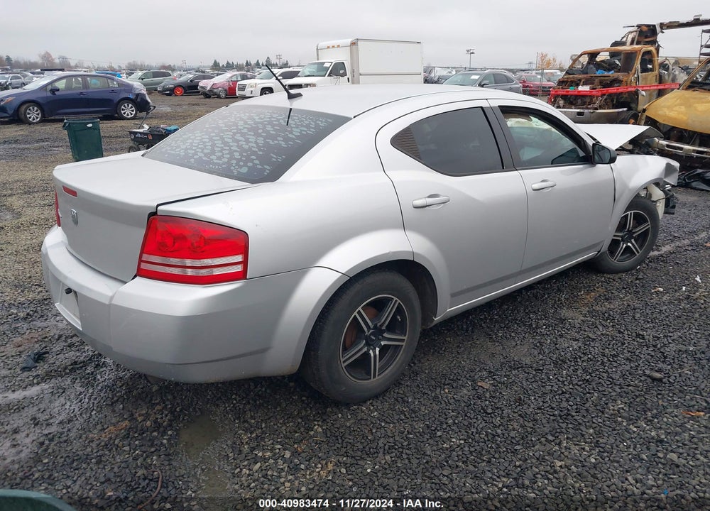 2008 DODGE AVENGER SE VIN: 1B3LC46K98N161631