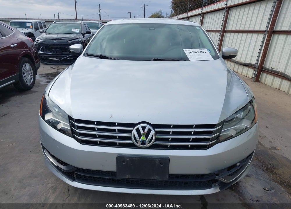 2013 VOLKSWAGEN PASSAT 2.0L TDI SE VIN: 1VWBN7A38DC150578