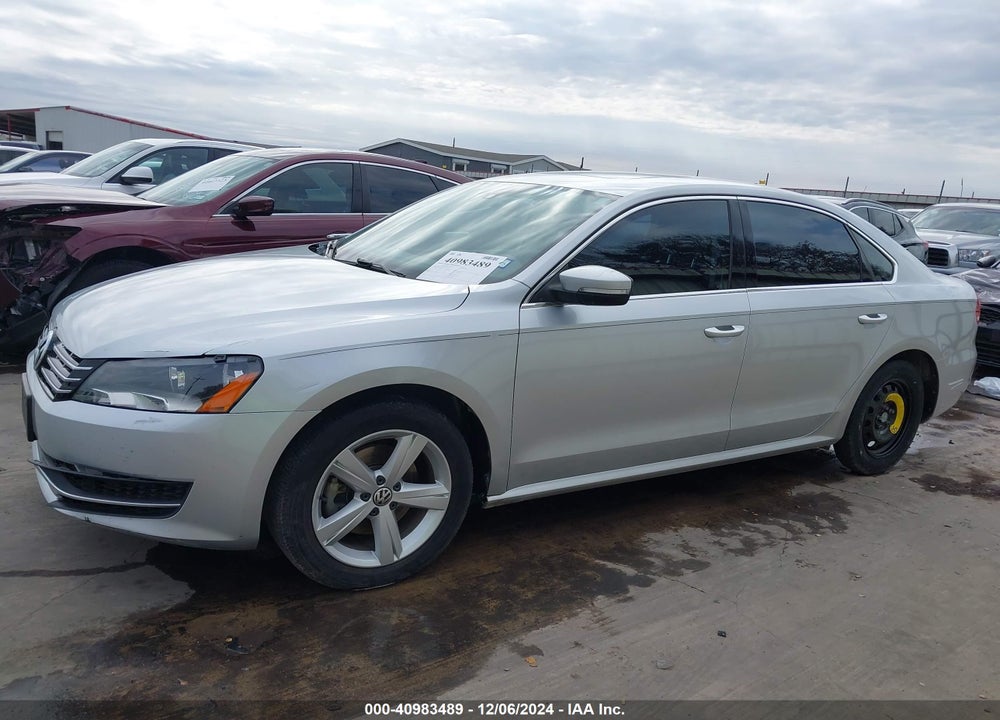2013 VOLKSWAGEN PASSAT 2.0L TDI SE VIN: 1VWBN7A38DC150578