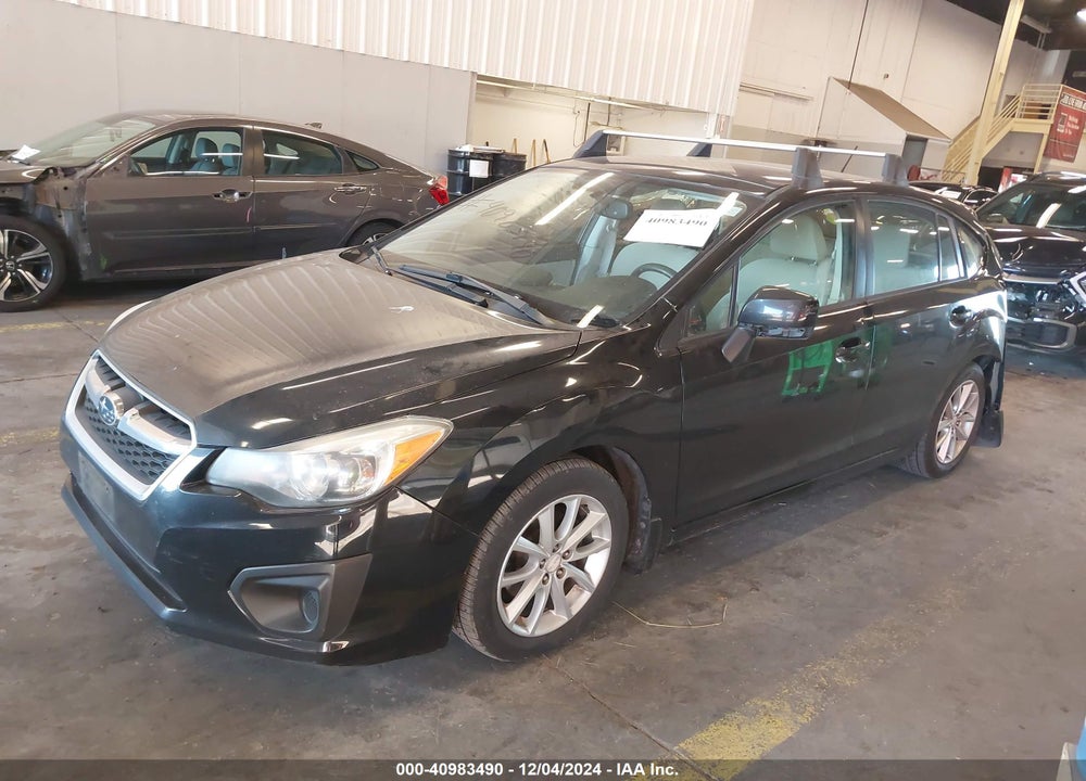 2012 SUBARU IMPREZA 2.0I PREMIUM VIN: JF1GPAC66CH231898
