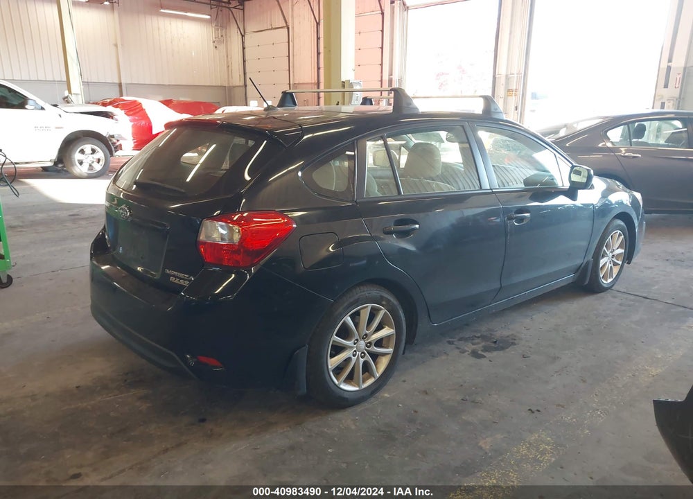 2012 SUBARU IMPREZA 2.0I PREMIUM VIN: JF1GPAC66CH231898