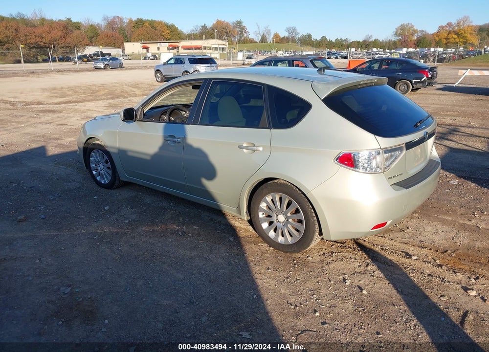 2009 SUBARU IMPREZA 2.5I VIN: JF1GH60639G816922