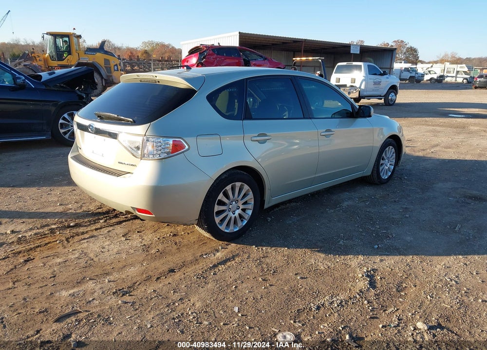 2009 SUBARU IMPREZA 2.5I VIN: JF1GH60639G816922