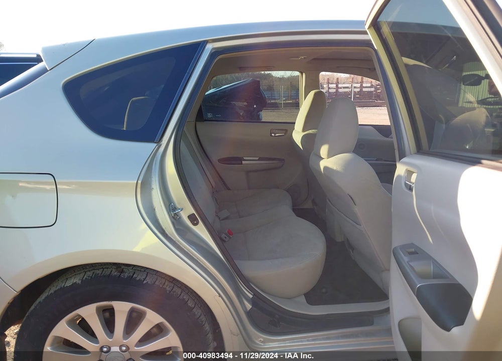 2009 SUBARU IMPREZA 2.5I VIN: JF1GH60639G816922
