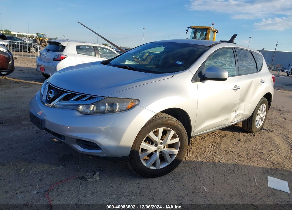 2012 NISSAN MURANO S VIN: JN8AZ1MU0CW108282