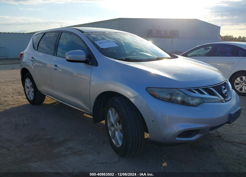 2012 NISSAN MURANO S VIN: JN8AZ1MU0CW108282