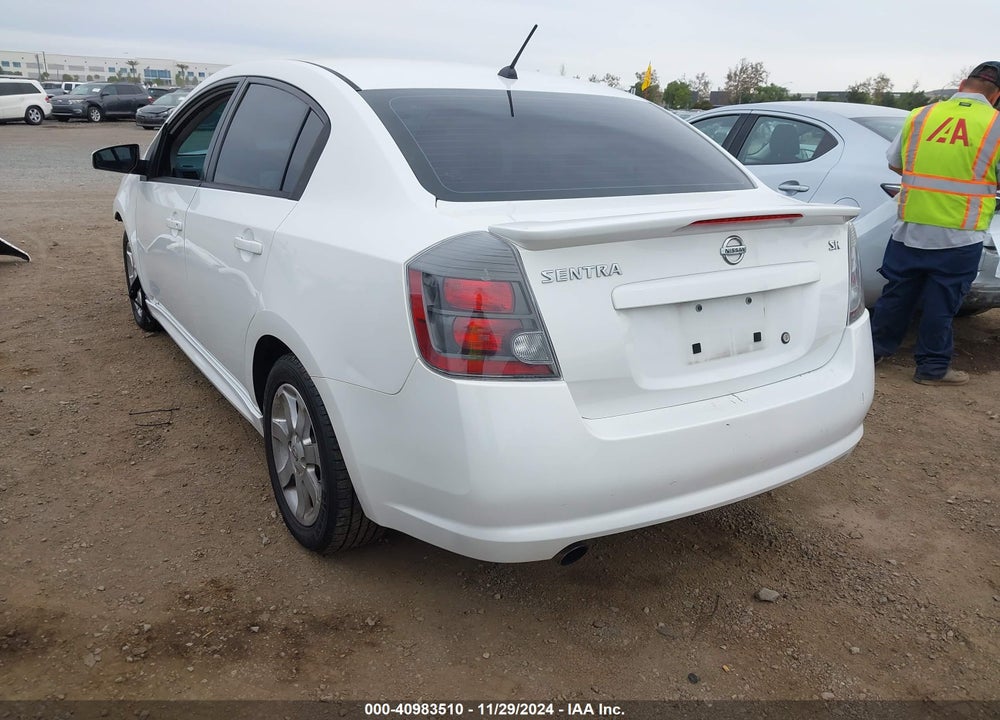 2010 NISSAN SENTRA 2.0SR VIN: 3N1AB6AP0AL727188