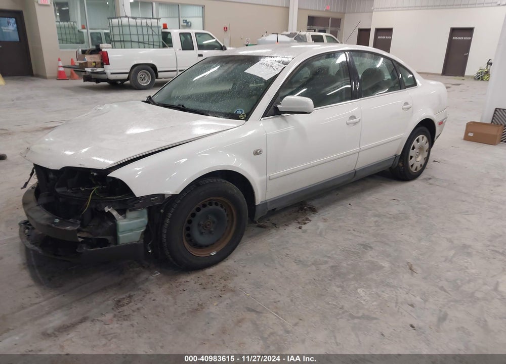 2002 VOLKSWAGEN PASSAT GLS VIN: WVWPD63B62P241820
