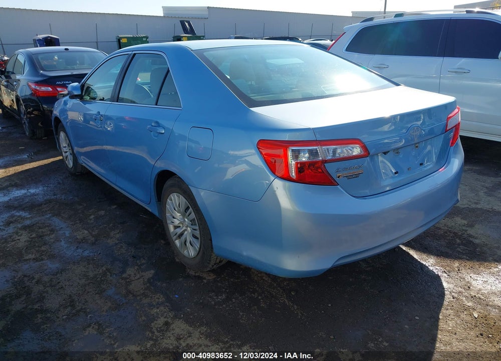 2013 TOYOTA CAMRY LE VIN: 4T4BF1FK2DR296189