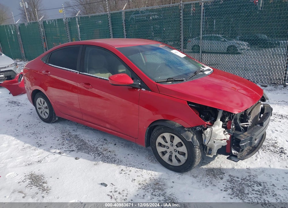 2016 HYUNDAI ACCENT SE VIN: KMHCT4AE6GU080182