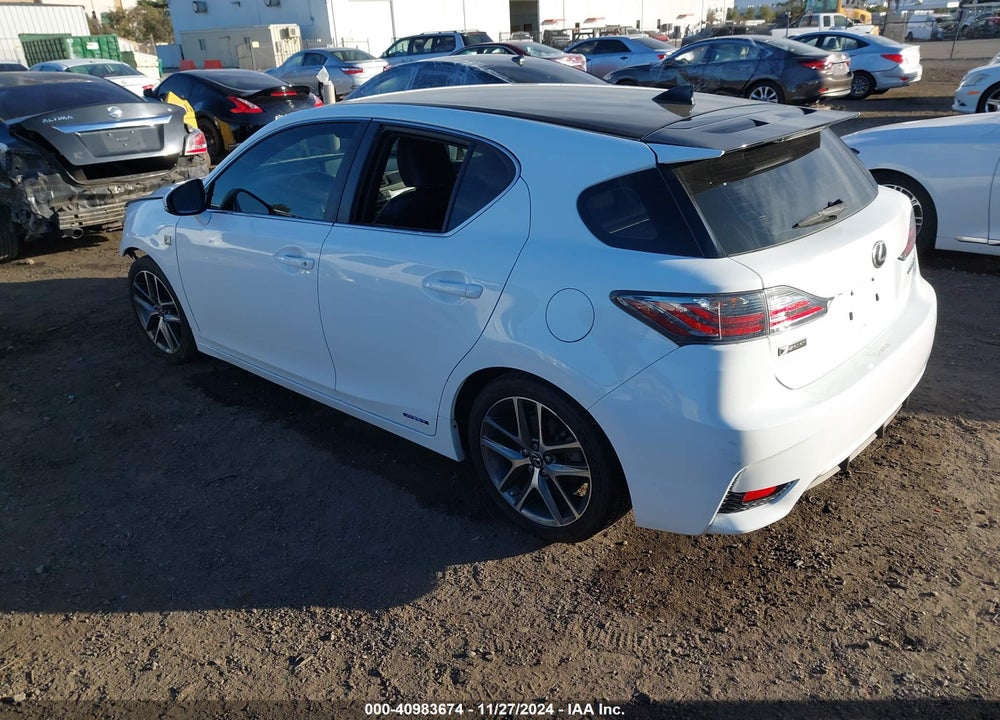 2016 LEXUS CT 200H VIN: JTHKD5BH5G2257424