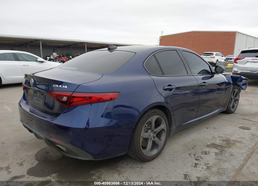 2017 ALFA ROMEO GIULIA AWD VIN: ZARFAEDN6H7541654