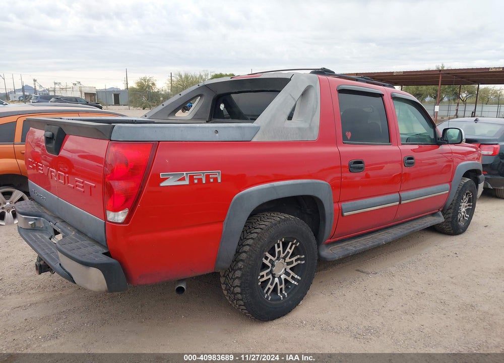2003 CHEVROLET AVALANCHE 1500 VIN: 3GNEC13T63G314011