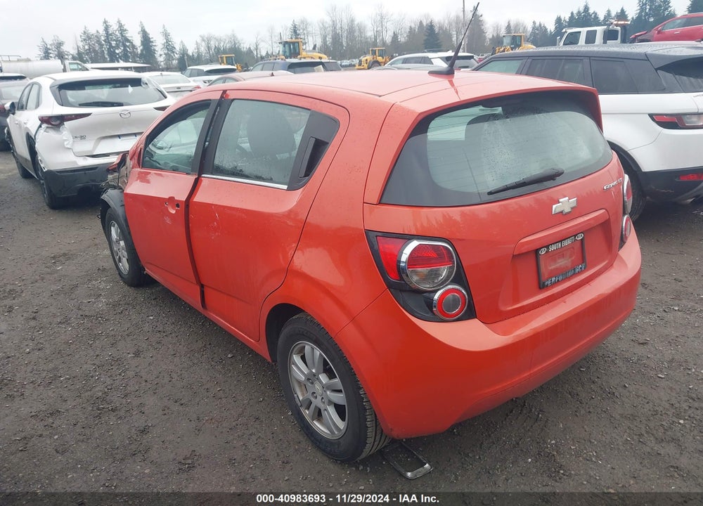 2012 CHEVROLET SONIC 2LT VIN: 1G1JC6SH4C4116101