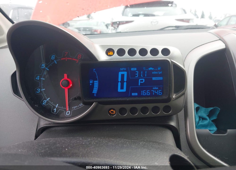 2012 CHEVROLET SONIC 2LT VIN: 1G1JC6SH4C4116101