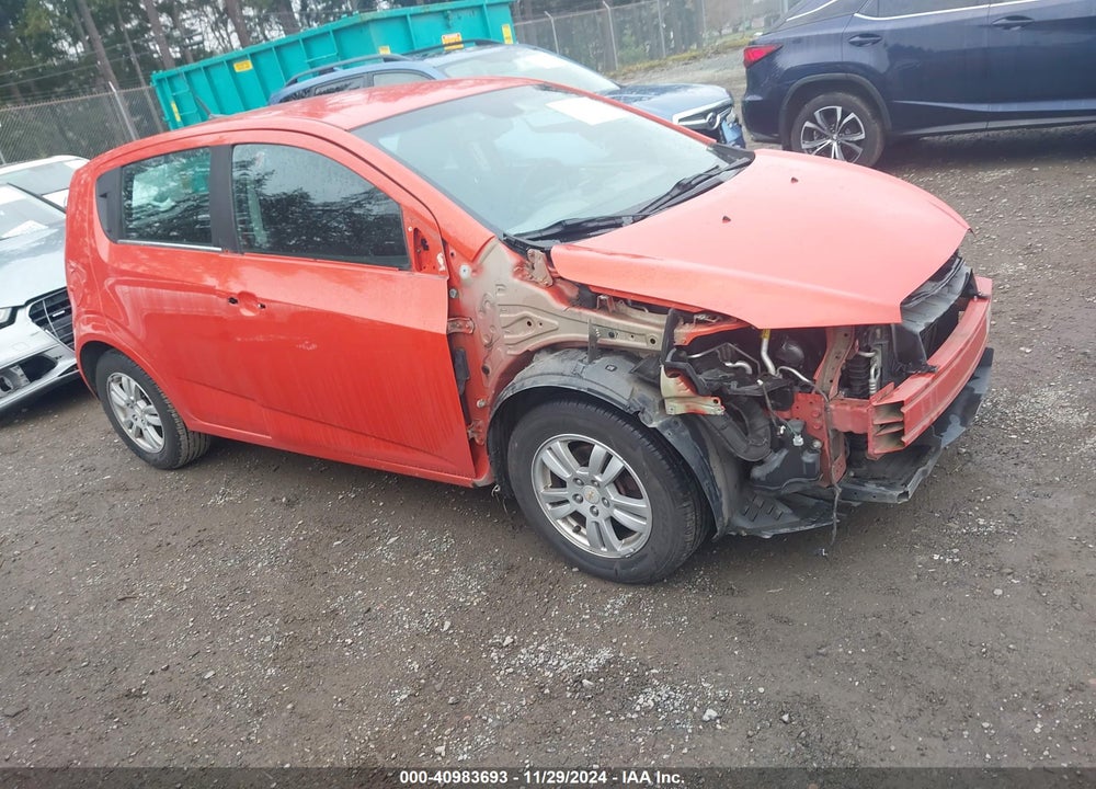 2012 CHEVROLET SONIC 2LT VIN: 1G1JC6SH4C4116101
