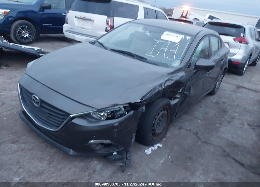 2016 MAZDA 3 VIN: 3MZBM1T76GM256644