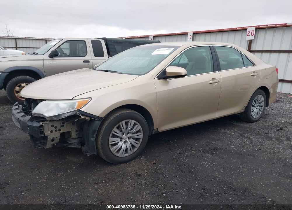 2012 TOYOTA CAMRY LE VIN: 4T1BF1FK6CU580174