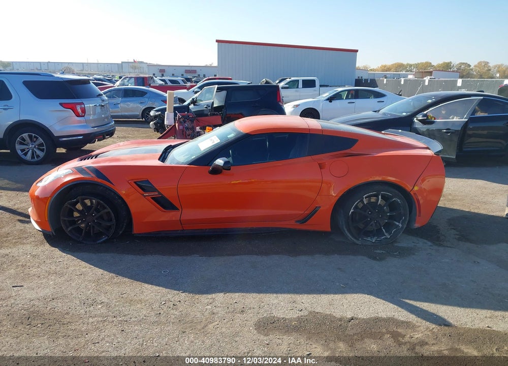 2019 CHEVROLET CORVETTE GRAND SPORT VIN: 1G1YW2D78K5112516
