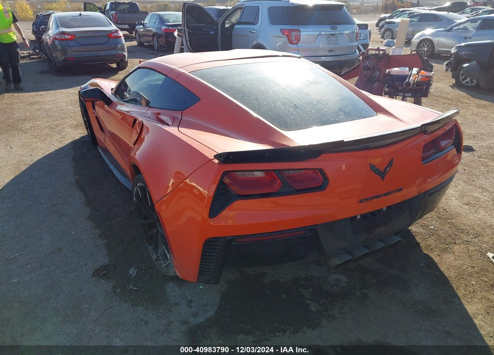 2019 CHEVROLET CORVETTE GRAND SPORT VIN: 1G1YW2D78K5112516